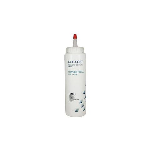 GC 344002 Coe-Soft Powder Soft Denture Reline Material Self Cure 5.5 Oz GC 344002 Coe-Soft Powder Soft Denture Reline Material Self Cure 5.5 Oz
